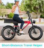 
Goldoro Electric Bike for Adults 500W, 20 Inch Fat Tire 